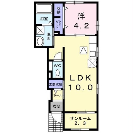 サンシャイン　フジⅢの物件間取画像